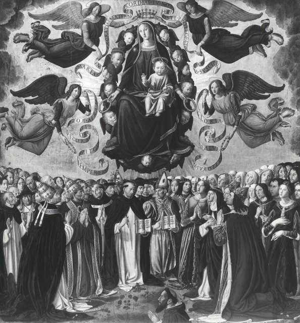 Rheinisches Bildarchiv — Cosimo Rosselli, Maria in der Herrlichkeit mit Heiligen — insieme